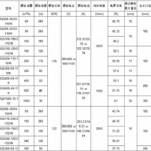 110KW礦用隔爆型排污排沙潛水電泵
